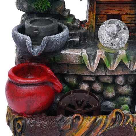 Indoor Water Fountains Desk Rockery Waterfall | Ubuy India