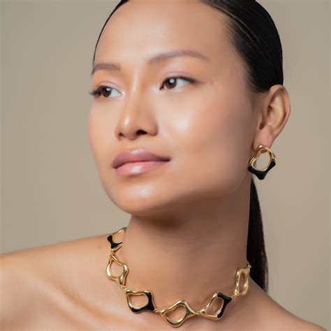 Theia Choker (Black) – Hermosa Jewels