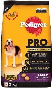 PEDIGREE Pedigree Adult Small Breed 3Kg Chicken, Liver 3 kg Dry Adult ...