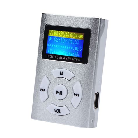 TureClos USB Digital MP3 Music Player Mini Portable Support Micro SD/TF ...