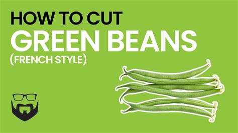 How to Cut French Style Green Beans (Food Hack)