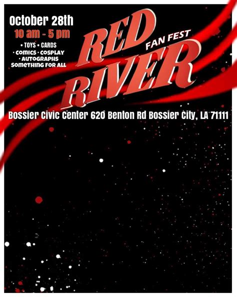 RED RIVER FAN FEST, Bossier City Civic Center, 28 October 2023 ...