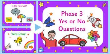 Yes No Questions PowerPoint - ESL Questions Resources