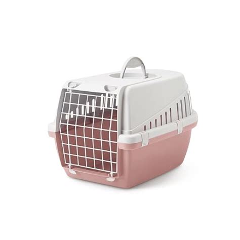 Trotter Savic Pet Carriers Ideal for Travel - Light Grey-Ash Rose (22 ...