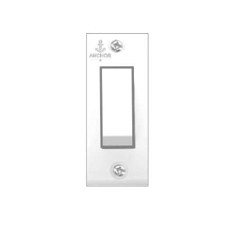 Anchor 6A 1 Way Polycarbonate Switch (White) -30 Pieces : Amazon.in ...