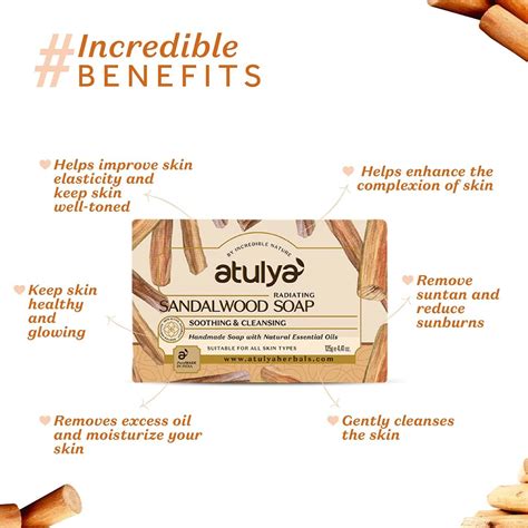 Buy ATULYA SANDAL WOOD SOAP 125 GM Online & Get Upto 60% OFF at PharmEasy