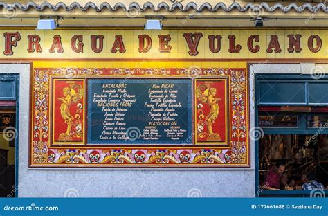 Ornate Mosaic Facade of the Restaurant Called Fatigas Del Querer ...