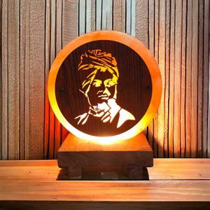 GLOBAL AROMA Mini 3D Swami Vivekanada Himalayan Rock Salt Lamp for ...