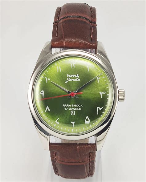 HMT Janata Para Shock 17 Jewels Urdu/Arabic Apple Green Dial – Discover ...