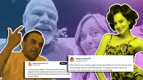 Kangana Ranaut Slams Subramanian Swamy Over His Remark On #Melodi ...