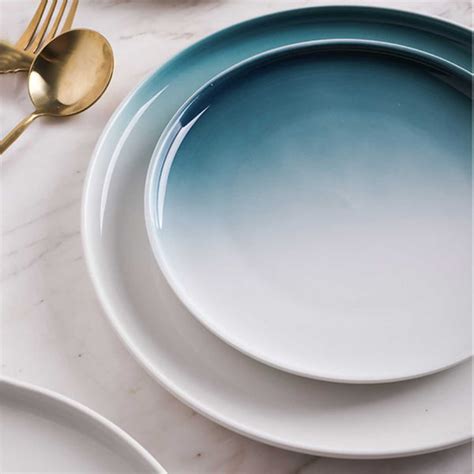 Navy Blue Snack Plate