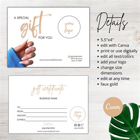 Nail Salon Gift Cards