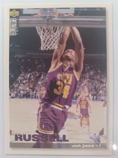 1995 Upper Deck Collector's Choice Basketball #260 Bryon Russell | eBay