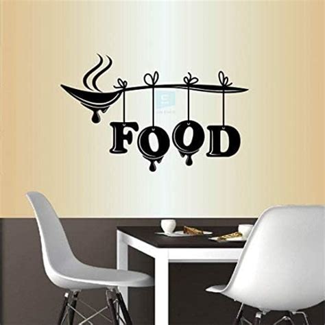 SIGN EVER Food Wall Sticker for Kitchen Resort Hotel L x H 50.00 x 45. ...
