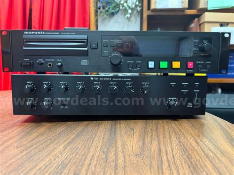 Amplifier and CD Recorder | GovDeals