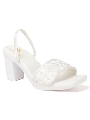 Buy Sneakersvilla Handcrafted Embroidered Women Sandals with Square Toe ...
