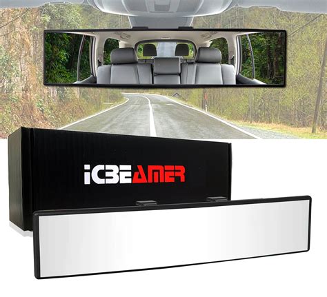 11 8 Icbeamer Clip On Rear View Mirror Convex Clear | Desertcart INDIA
