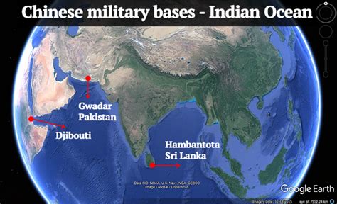 एक्सक्लूसिव सैटेलाइट तस्‍वीरें : चीन का हिंद महासागर पर ठिकाना हुआ ...