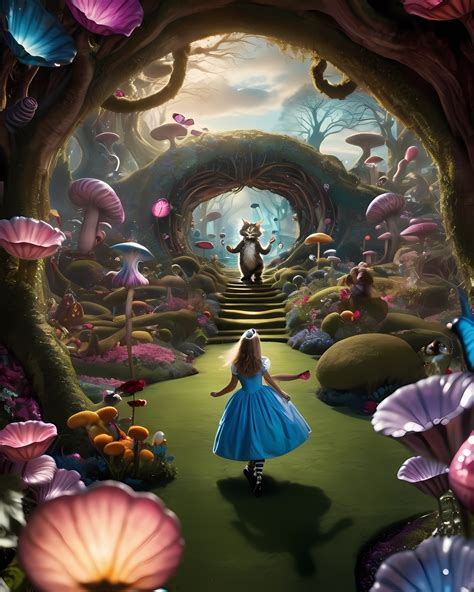 Alice In The Wonderland Art