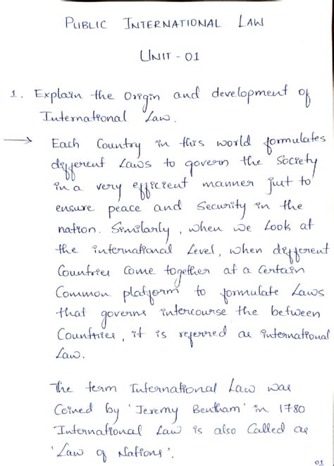 Public International Law - Unit 01: Origins & Sources Explained - Studocu