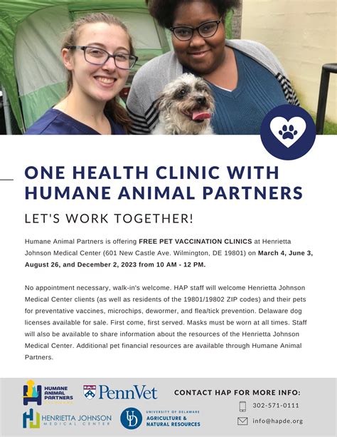 one health clinic - Humane Animal Partners