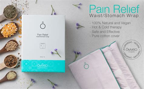 Omved Multipurpose Pain Relief Waist Wrap for Lower Back Pain, Stomach ...