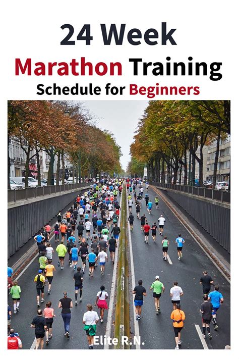 24 Week Marathon Training Schedule for Beginners: A 24-week training ...