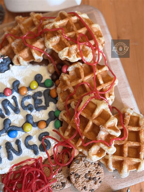 Stranger Things Watch Party Snack Board