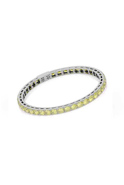 Yellow Tennis Bracelet 4mm – Zillionaireindia
