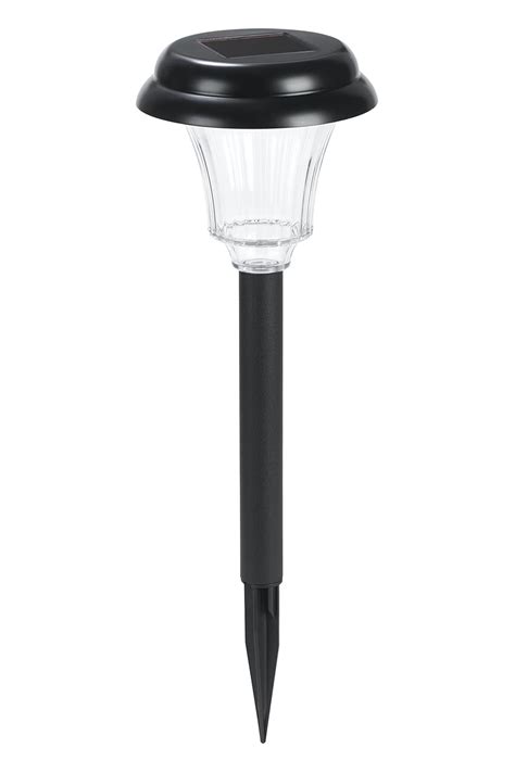 EZSolar RS92Pa-R2AX-BK-10 Solar 2x Brighter Pathway Lights, Black, 10 ...