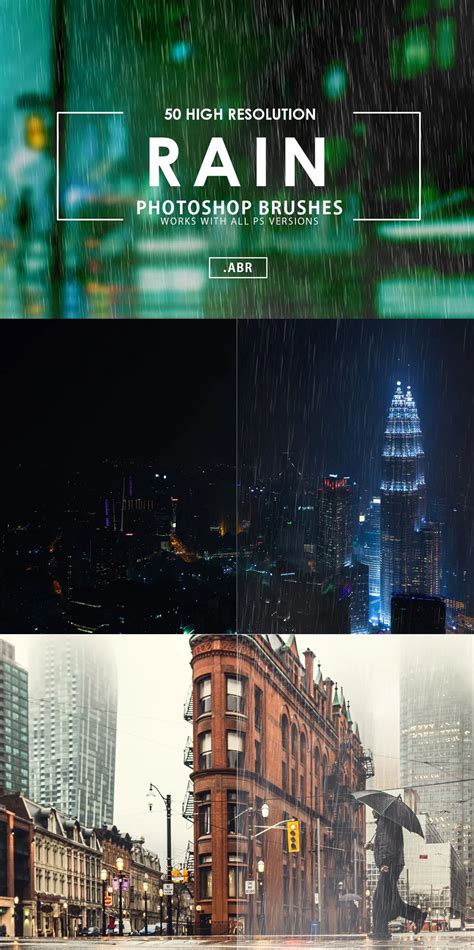 50 Rain Photoshop Brushes | Photoshop brushes, Photoshop, Photoshop ...