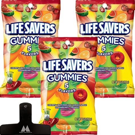 Amazon.com: Lifesavers 5 Flavors Candy Gummies - 3 Pack - 7 Ounces Per ...