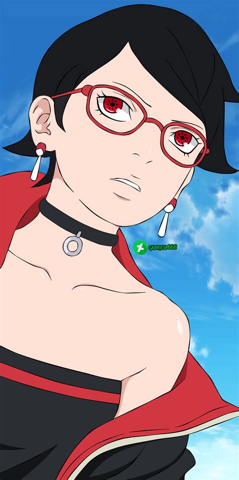 Sarada Uchiha Boruto Two Blue Vortex (COMM OPEN) by gabrielf666 on ...