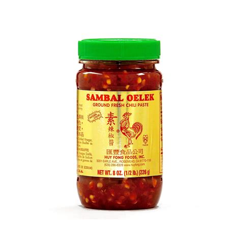 Huy Fong Foods Sambal Oelek Ground Fresh Chili Paste - 8oz – Arcaera