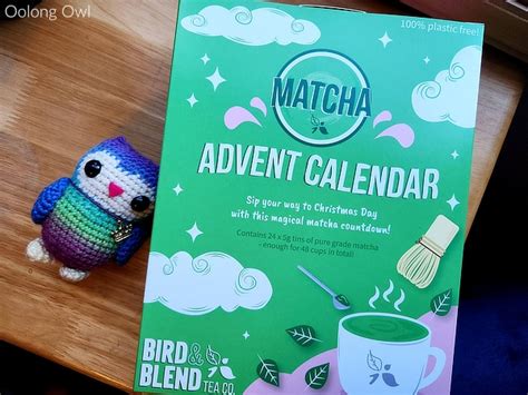 Bird & Blend Matcha Review feat. 2022 Matcha Advent Calendar - Oolong Owl