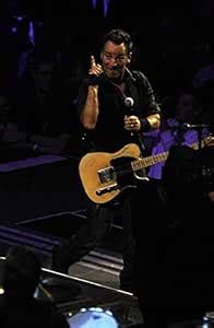 Bruce Springsteen Performing on Stage at Madison Square Garden Photo ...