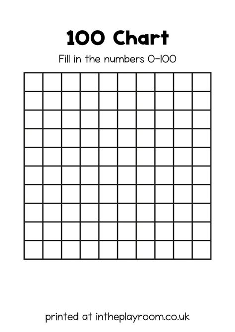 Get Your Free 100 Chart Printable: Easy Download! - Printables for Everyone