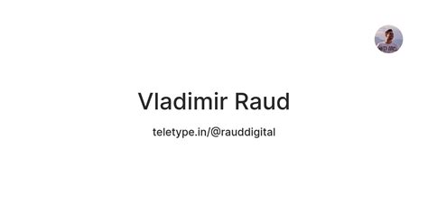 Vladimir Raud — Teletype