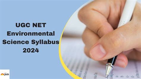 UGC NET Environmental Science Syllabus 2024, Download PDF