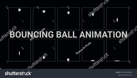 Ball Animation Bouncing Ball Stretch Squash Stock Vector (Royalty Free) 2169450935 | Shutterstock