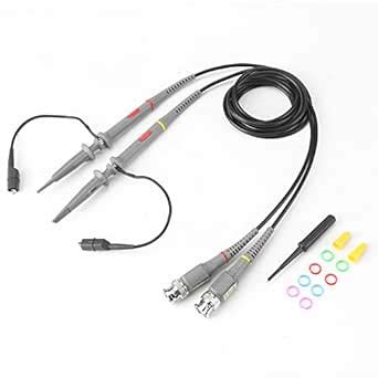 Oscilloscope Probe, 2pcs Precision BNC Oscilloscope Probe Kit 100Mhz ...