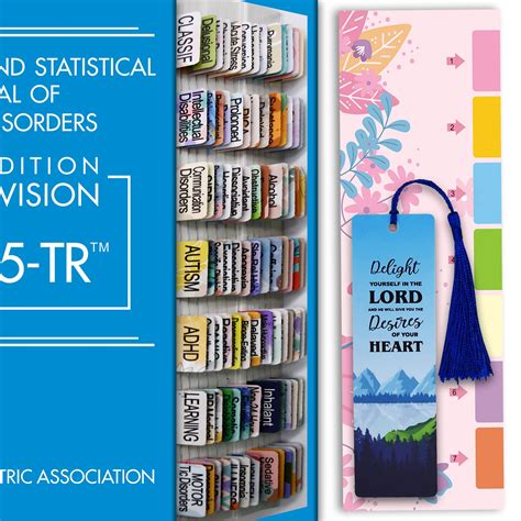 Buy 2022 DSM-5-TR Tabs and DSM-5 Index Tabs, Color-Coded and Laminated ...