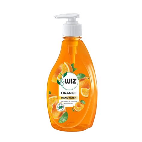 WiZ Hand Wash Orange 450ml Dispenser Bottle – Big99