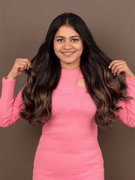 Seamless Chocolate Brown Balayage 7 Set Clip-In-Extensions | Hair ...