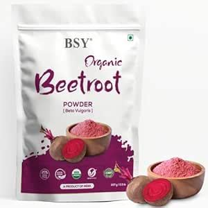 BSY Organic Beetroot Powder for Face Pack - Pure & Natural - 227 g ...