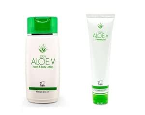 Buy DXN Aloe V Hand & Body Lotion (250ml) + DXN Aloe V Cleansing Gel ...