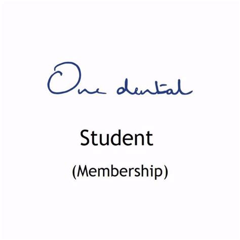 Student Membership (1 month)-One Dental is the Biggest online platform ...