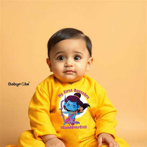 My First Dussehra – Baby robe by namro
