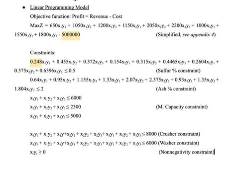 Image result for Linear Programming Objective Function