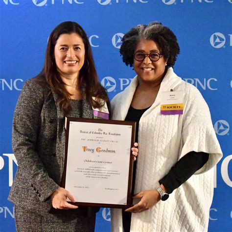 Congratulations Tracy Goodman, Jerrold Scoutt Prize Winner - Children’s Law Center